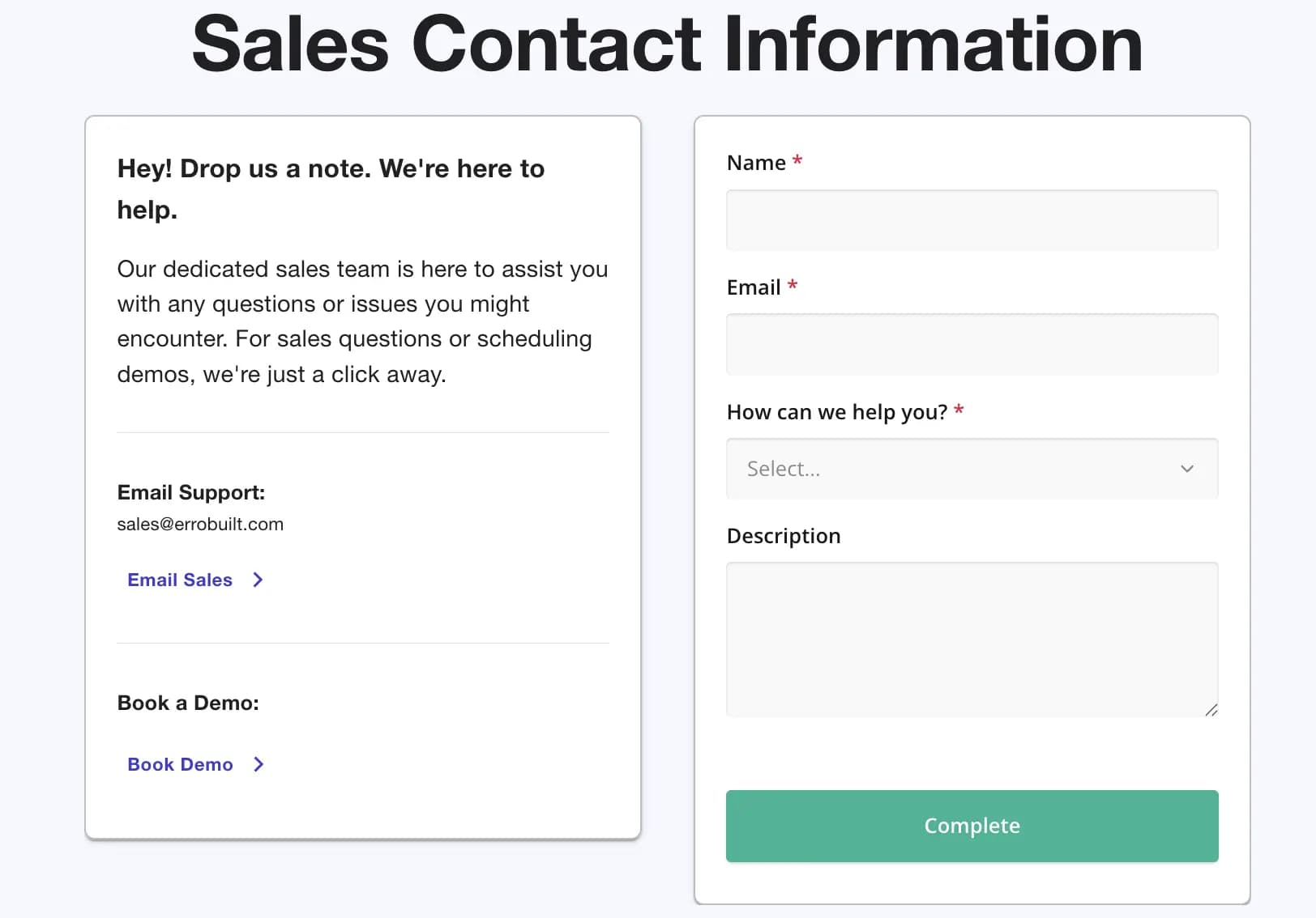 Erro formula-powered sales