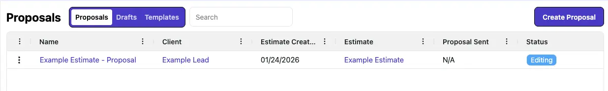 Your Proposal is Created
