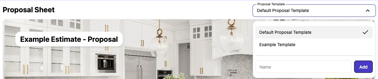 Choose a Proposal Template